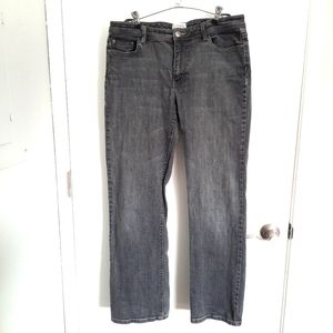 White House Black Market Blanc - Grey (Gray) Jeans with Stretch - Size 12
